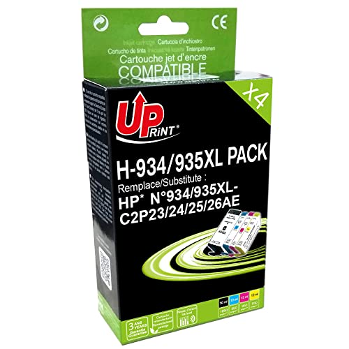 Cartouches d'encre HP 934XL 935XL Uprint pack jet d'encre quatre couleurs
