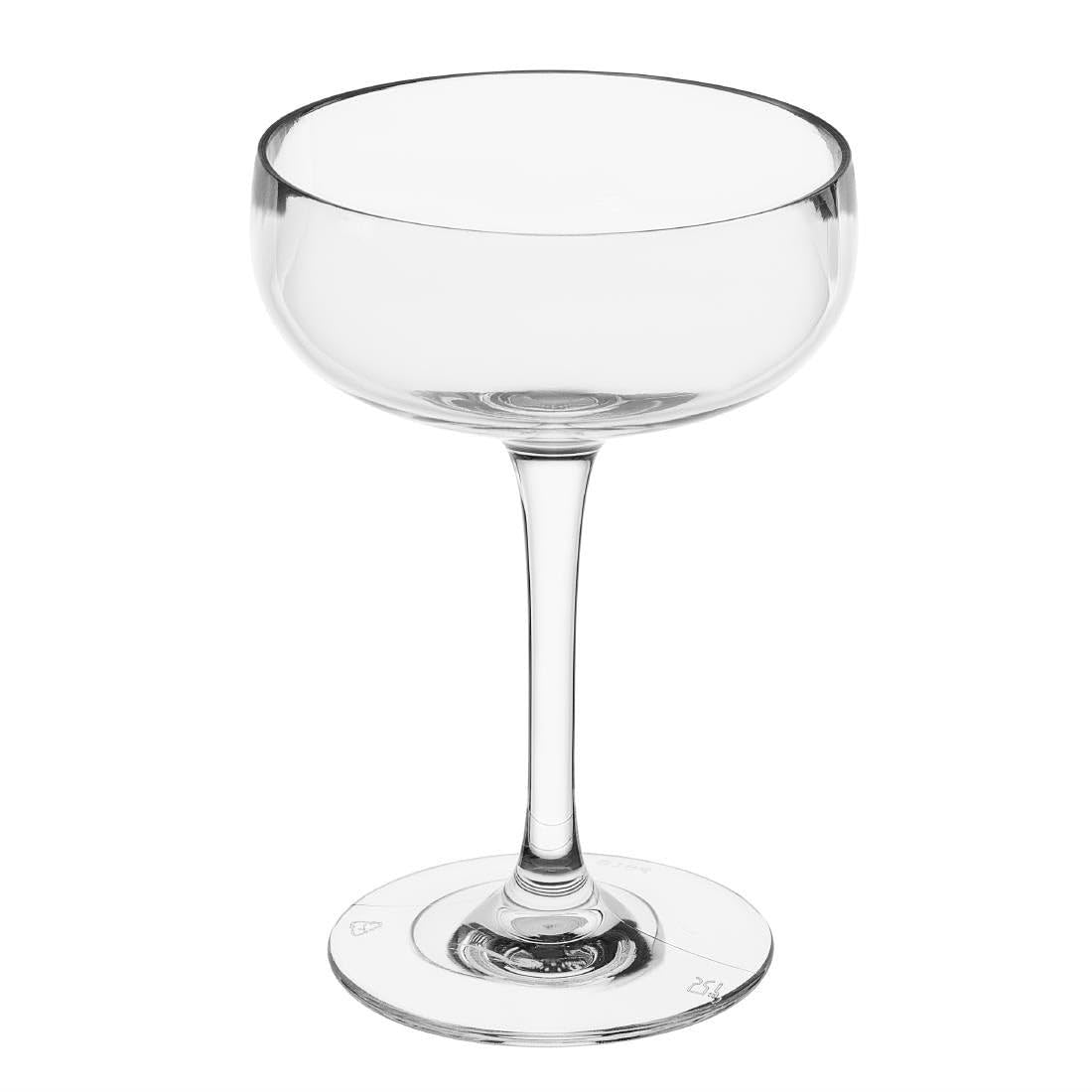 Olympia Kristallon Lot de 12 coupes de champagne en polycarbonate 210 ml
