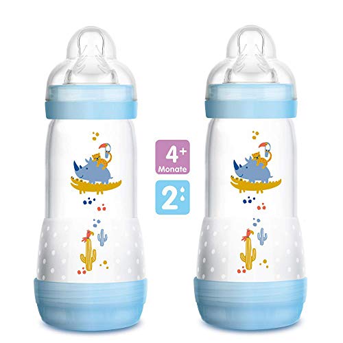 MAM biberones anticólicos 320 ml unisex, 2 Unidades, Tetina 2