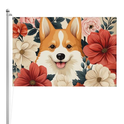 Drapeau floral double face pour sublimer votre terrasse et salon