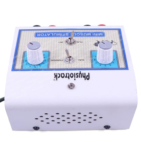Image of PHYSIOTRACK Advanced Muscle Stimulator Mini Therapy Unit, 2 Channel | Portable MS Machine, Physiotherapy & Pain Relief, Muscle Rehabilitation, Includes 4 Pads, 1 Year Warranty, Clinical Grade