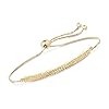 Ross-Simons 14kt Yellow Gold Diamond-Cut Bolo Bracelet