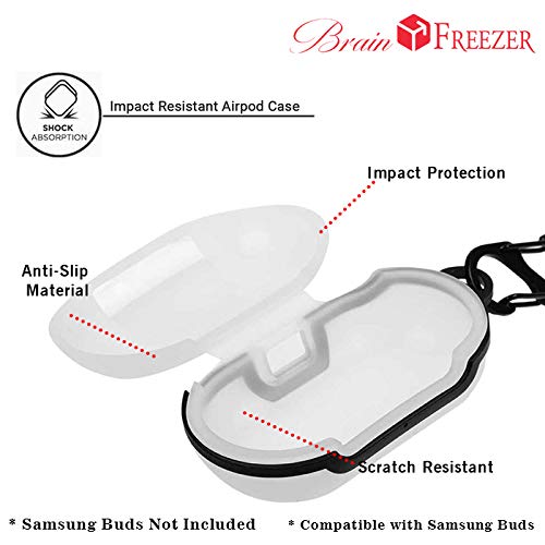 Image of Brain Freezer Bluetooth Earphone Silicone Case Compatible with Samsung Galaxy Buds 2019 Transparent (Headset Not Included)