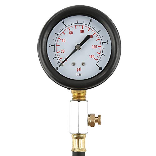 Motori Tester di compressione,Automotive Box Tester di candela di accensione,kit di strumenti di manometro per testare moto, auto, motore fuoribordo motosega motoslitta, motore a gas (B)