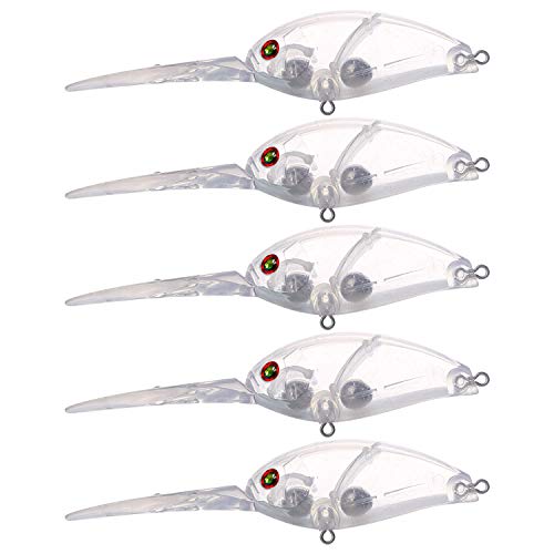 Appâts de pêche vierges leurres non peints 11.9 cm poisson nageur 16.4g