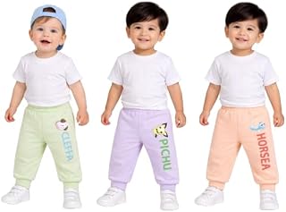VEDIKA CREATION Unisex Cotton Pajama Pants for Boys & Girls Combo Pack | Kids & Baby Soft Sleepwear Pyjamas Combo Pack | T... Price In India