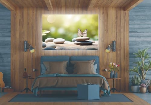 Tableau méthacrylate décoratif papillon éclairage latéral LED mural