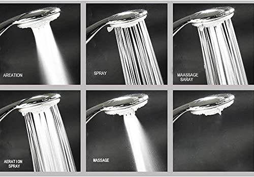 Douche à main haute pression avec interrupteur pause économie eau chrome - 5