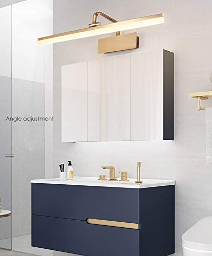 Miroir rétro réglable étanche LED pour éliminer les ombres du bain