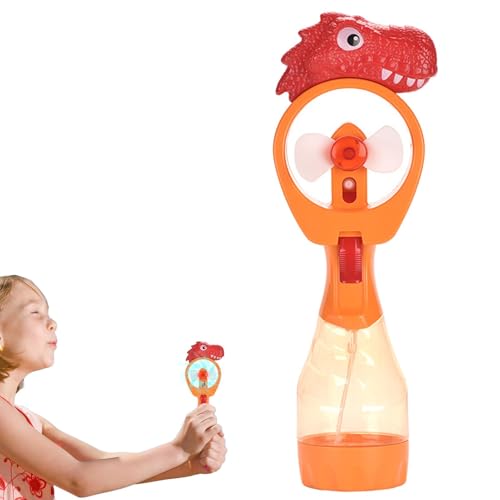 Naqqios Ventilador De Nebulización De Agua - Ventiladores De Nebulización De Agua Portátiles, Ventilador Portátil De Diseño Dinosaurio Con Niebla | Ventiladores De Nebulización De Agua Portátiles