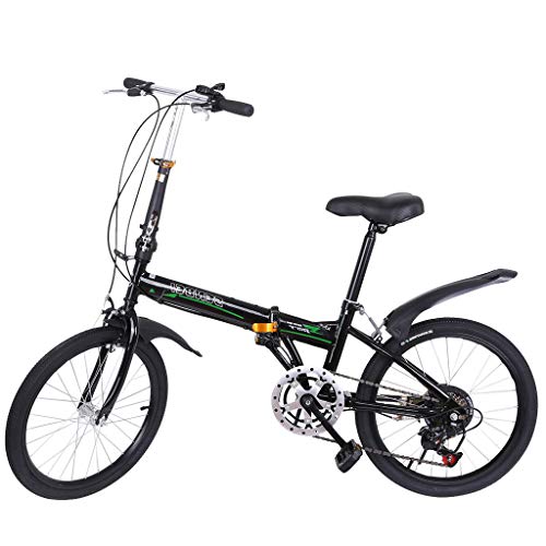 Folding Bike for Adults Men and Women 7 Speed Lightweight Mini Folding Bike