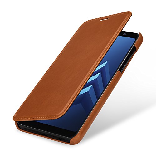 Étui antichoc Samsung Galaxy A8 2018 StilGut en cuir contre les rayures