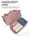 Weekender Bags for Women, BAGSMART Travel Duffel Bags with Shoe Compartment,Personal Item Travel Bag for Airlines, Carry on Overnight Tote Bag with Toiletry Bag(Dark Pink,2pcs)