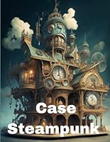 Libro da Colorare di Casa Steampunk: 60 illustrazioni di case Steampunk: esplora l'architettura vittoriana; Meraviglie meccaniche da colorare (Italian Edition) B0CPC98FWN Book Cover