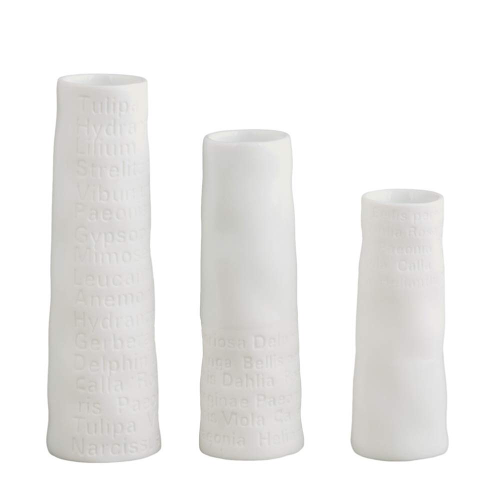 Räder White Room Poetry Mini Vases Set Of 3