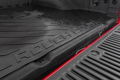 Rough Country Truck Bed Mat for Nissan Frontier (2005-2026) – Fits 5' Bed, Tear-Resistant Heavy-Duty Rubber, Non-Slip Protection - image 3