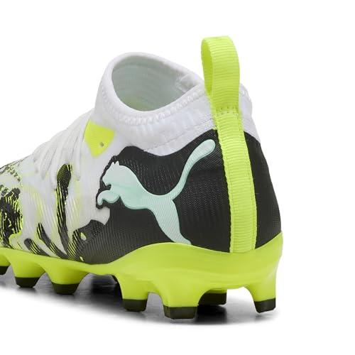 PUMA Chaussures de football FUTURE 9 MATCH CREATIVITY FGAG Enfant et Adolescent Chaussures Jaune 37.5 - vue 3