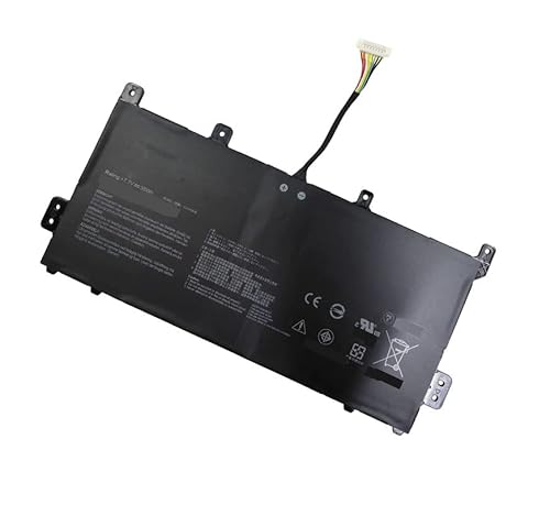 Wxkjshop C21N1808 Laptop Battery For Chromebook C423 C423Na C523 C523Na C423Na-1A C423Na-Eb C523Na-A20007 C523Na-1A 7.7V 38Wh C21Pqch
