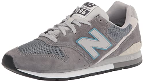 New Balance Men's 996 V2 Sneaker, Castlerock/Deep Porcelain Blue, 10