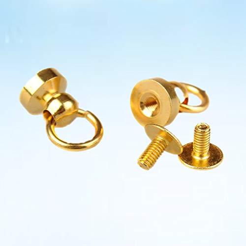 Healifty 6 Set Rivetto a Testa Tonda a Vite da 9