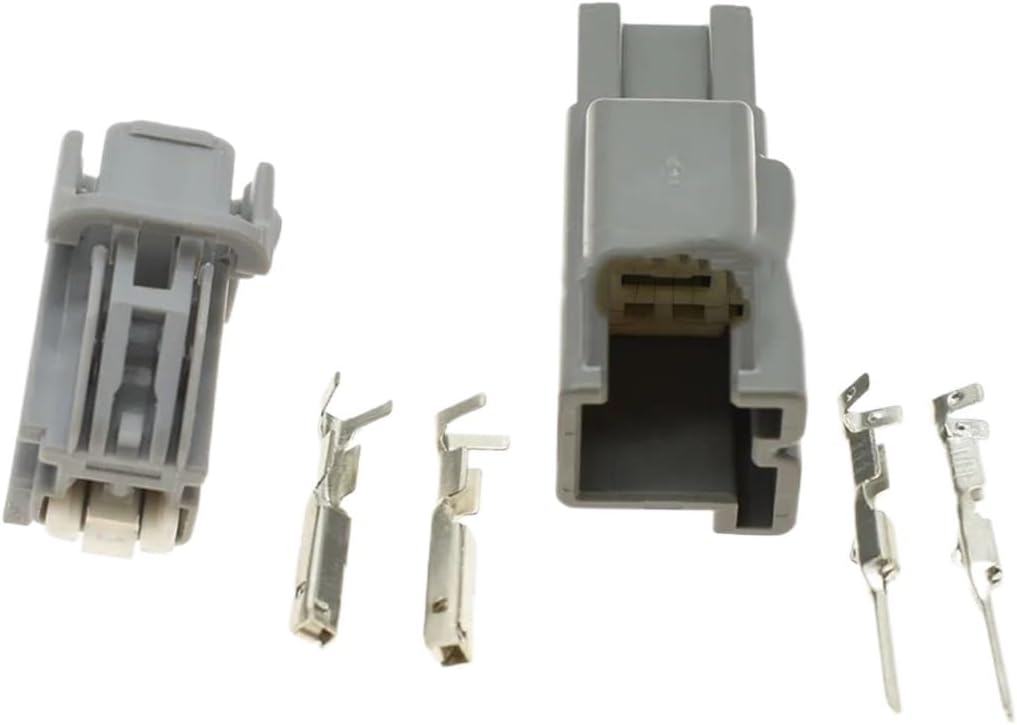 1-20Kits 2 Pin Female Male Automotive Plug Electric Wire Harness Socket For 7282-6443-40 7283-6443-40 AICNRUT(Male female set,10Sets)