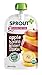 Sprout Organic Baby Food Pouches Stage 2 Sprout Baby Food, Apple Banana Butternut Squash, 4 Ounce (Pack of 10); USDA Organic, Non-GMO, Made with Whole Foods, No Preservatives, Nothing Artificial