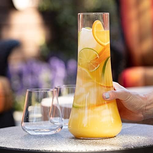 Gabriel-Glas Stemless Crystal Wine Glasses, Set of 6 - Premium, Universal Drinking Glass for Wine, Beer, Whiskey, and Cocktails - Dishwasher Safe, Lead-Free, 470 ml - Image 8