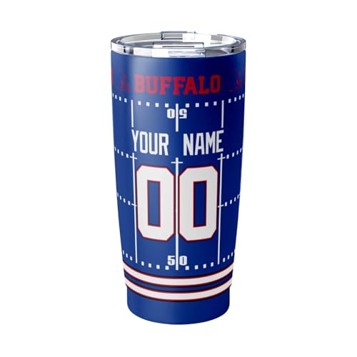 Image of ANTKING Buffalo Tumbler 20 oz Travel Coffee Cup for Men Women Boy Custom Name Number Gifts