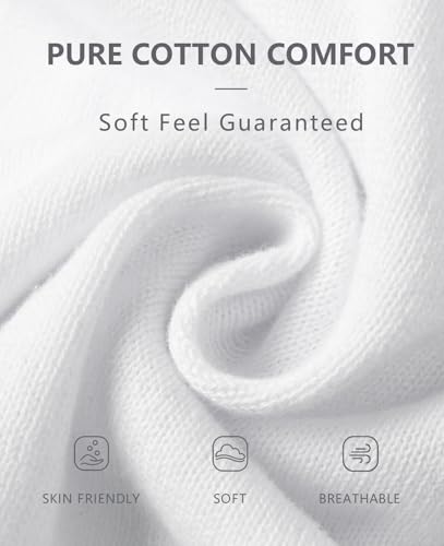 Image of QUALFORT Women's 100% Cotton Lightweight Cardigans Long Sleeve Knitted Button Down Sweater