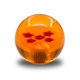 SZJLMKJ Joystick ball top handle Star Balltop Clear Ball Top Handle for ZIPPY SANWA SEIMITSU Hori Crown M6 Joystick (5 stars)