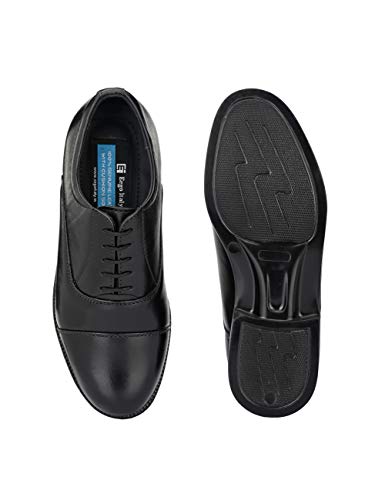 Image of Eego Italy Light Weight Genuine Leather Police /Security /Service Shoes