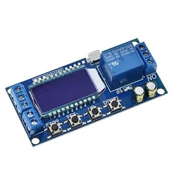 Цифровой релейный модуль USB 6 30 В с ЖК-дисплеем таймером и переключателем циклов срабатывания XY-LJ02