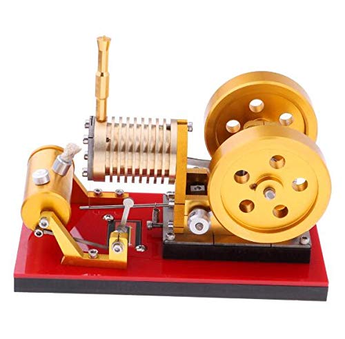2021 Double A Steering Mechanische Modell Flamme Licker Eater Doppel Fliegen Modell Der Stirling-Generator-Motor, Der Kalorischen Kraft Construction Kit