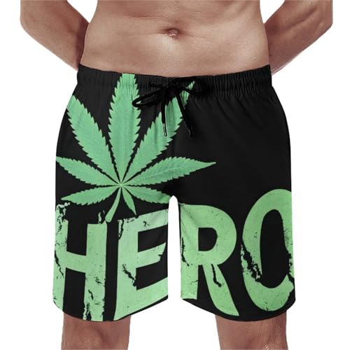 Mens Swim Trunks, Novelty Quick Dry Board Shorts with Mesh Cloth and Pockets, Men's Bathing Suits