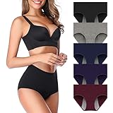 OLIKEME Women Period Panties Leakproof Underwear for Heavy Flow Menstrual Cycle Hipster for Teens,Mulit Size Large