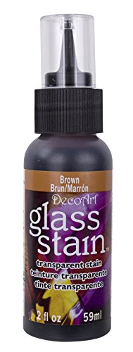 Transparent Glass Stain 2 Ounces-Brown