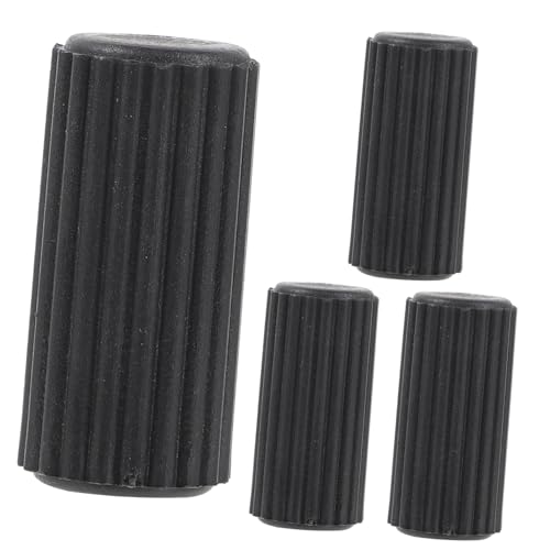 SOPOTUTU 1セット 車椅子用ブレーキエンドキャップ 防滑 刹 車 固定パー 4個