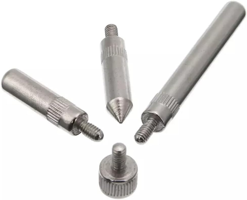 22-Piece Indicator Probe Set with and Accessories Measurement Tools – Includes 22 Probes, Red, 10 x 7 x 1.5 cm Kit and Workshop Use