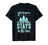 This cool is perfect to wear in your camper, summer camp or any adventure you are heading to. This will surely be your favorited camping and travel top. Happy Camper here , Camping top for men, women, kids, boys and girls