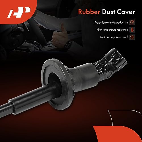 A-Premium Lower Steering Shaft Steering Column Shaft Compatible with Ford Expedition 2001-2002, F-150 1997-2003, F-250 1997-1999, Replace # F75Z-3B676-CA