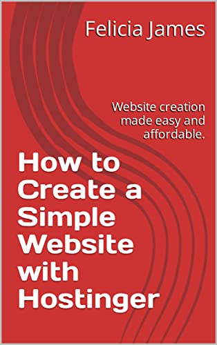 How to Create a Simple Website with Hostinger: Website creation m...