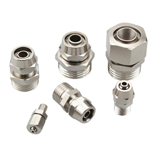 Conector hembra de bloqueo rápido de cobre para tubos neumáticos PC10-04 5