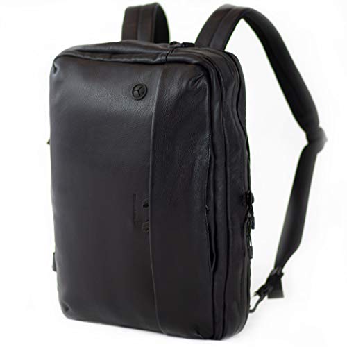 BROSKI 防水 本革 3way ビジネスリュック Apple Macbook Air 16インチ PCバック 自転車 通勤 大容量 撥水 多機能 B4 軽量 人気 出張 旅行 通学 メンズ おしゃれ CADENCE-MOON ブロスキーアンドサプライ BBOM-811