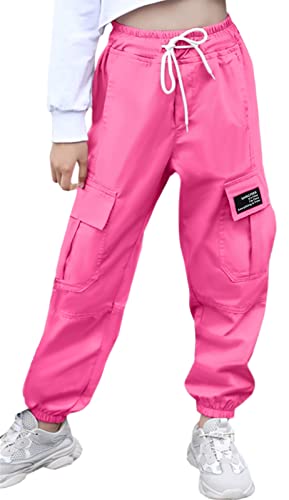 Image of SANGTREE Girls & Womens Drawstring Cargo Jogger Pants,3 Years - Women 3XL