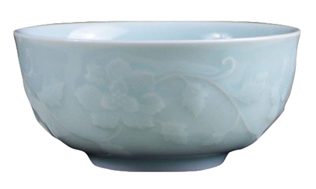 Bols en porcelaine vert clair et prune : parfaits pour vos râmens et déjeuners