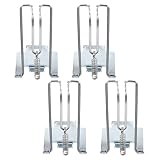 OSALADI 4 Clips Metálicos Aplicables para Bandeja de Cajón, Clips para Cajas Registradoras, Accesorio Resistente para Organizar Billetes en Tiendas, Supermercados y Restaurantes