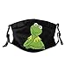 Produktbild TABUE Mundschutz Gesichtsschutz Kermit der Frosch Sturmhaube Gesichtsschal Mundschal Wiederverwendbarer Staubschutz mit 2 Filtern