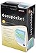 Deflecto Office DocuPocket, Wall File Organizer, Stackable, Letter Size, Clear, 13