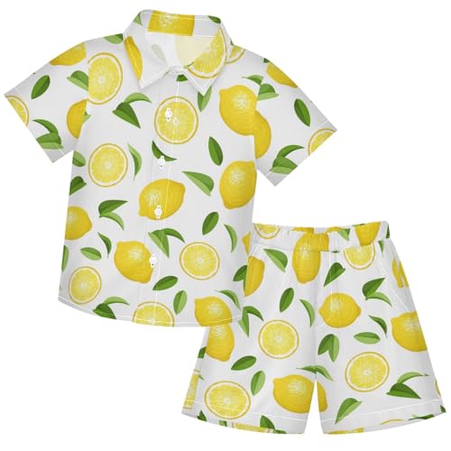 Image of visesunny Little Boys Short Sleeve T-Shirt Beach Shirts for kids children Casual Shorts Set Summer Clothes Outfits