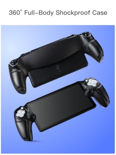 Image of UYIYE PlayStation Portal Case, Slim Shockproof Protective Cover, Black